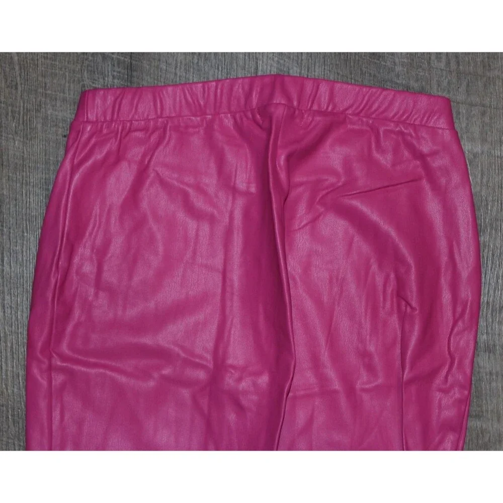 Generation Love Josie‎ Vegan Leather High Rise Leggings Hot Pink NWT SZ M